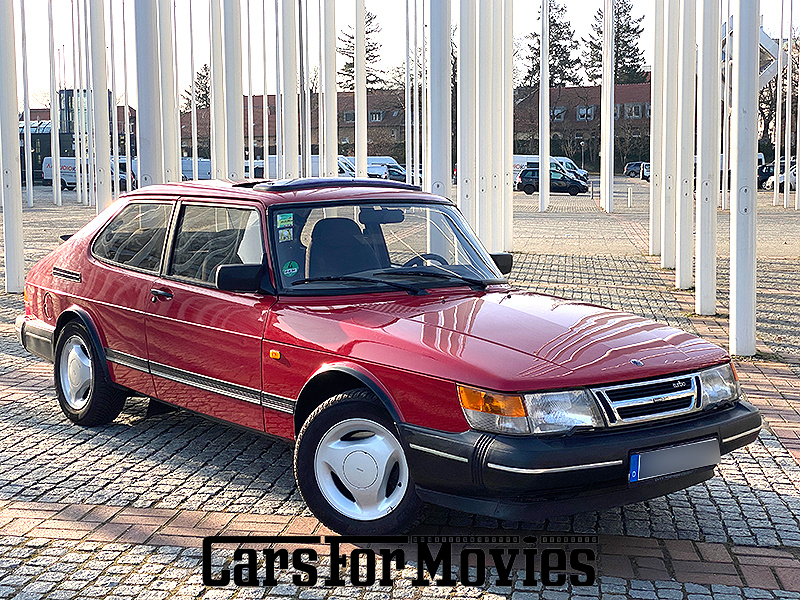 CarsForMovies | Saab 900 II 1992 Schweden Rot Grau Nutzfahrzeug Coupe Berlin 7229 Schiebedach
